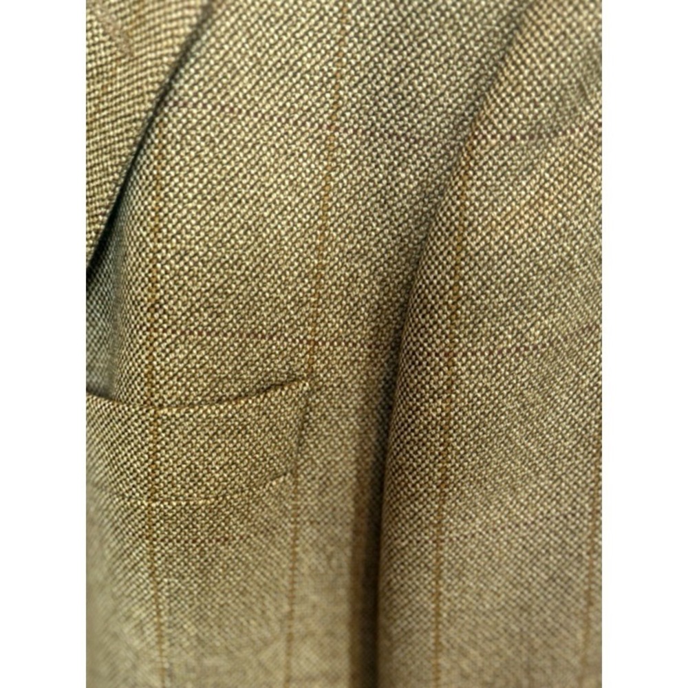 St Michael Marks Spencer Mens‎ Windowpane Wool Cashmere Sports Coat 42L Blazer - Picture 5 of 11